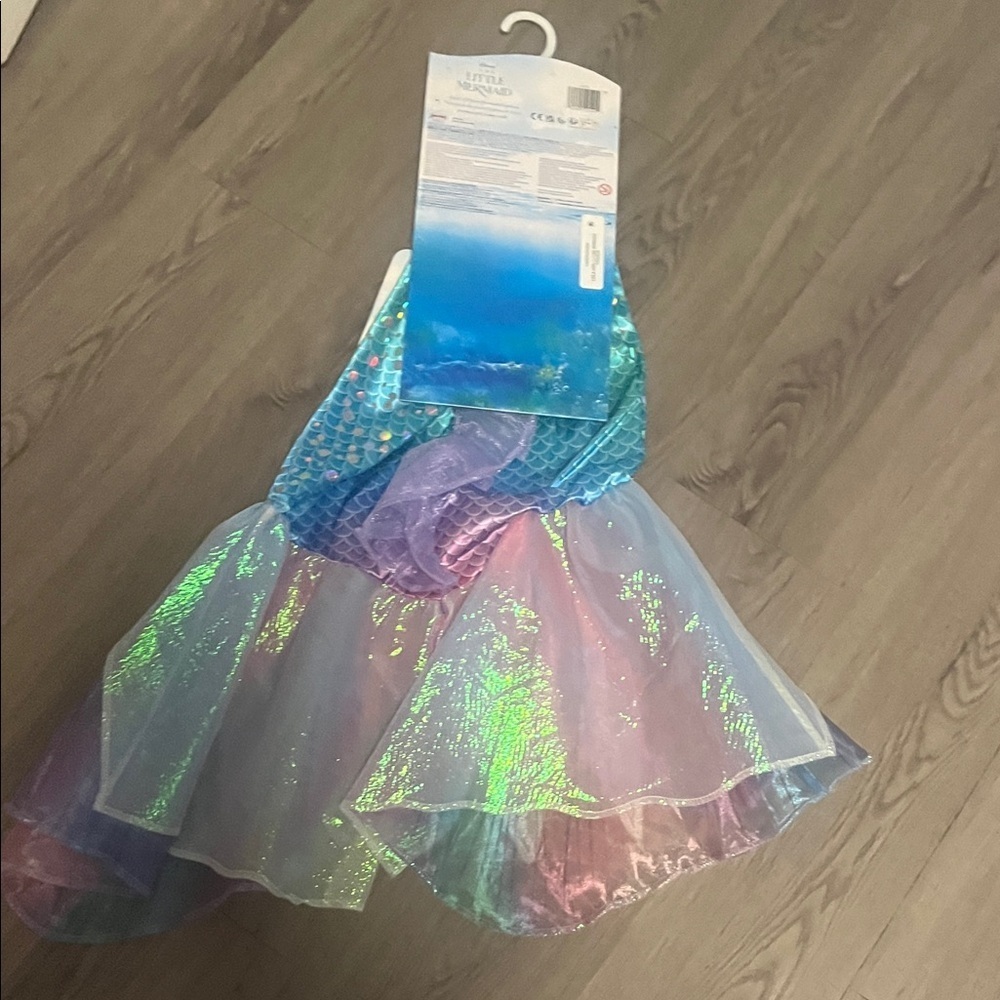 Little Mermaid Kids Costume - Blue and Purple! It say 4-6 - Picture 2 of 7